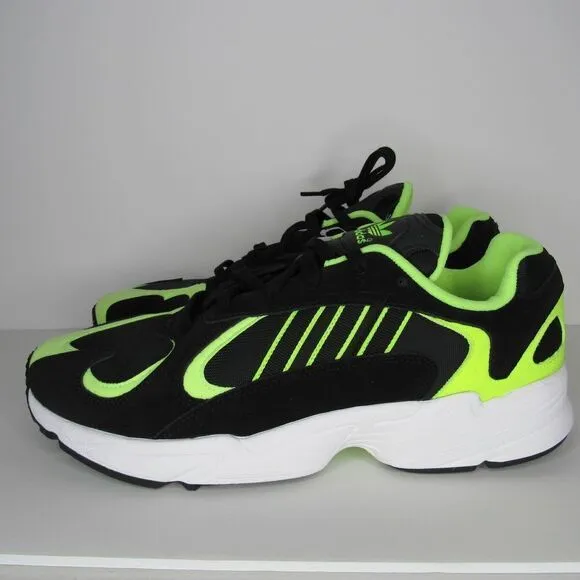 ADIDAS MEN'S YUNG-1 SHOES CORE BLACK SNEAKERS