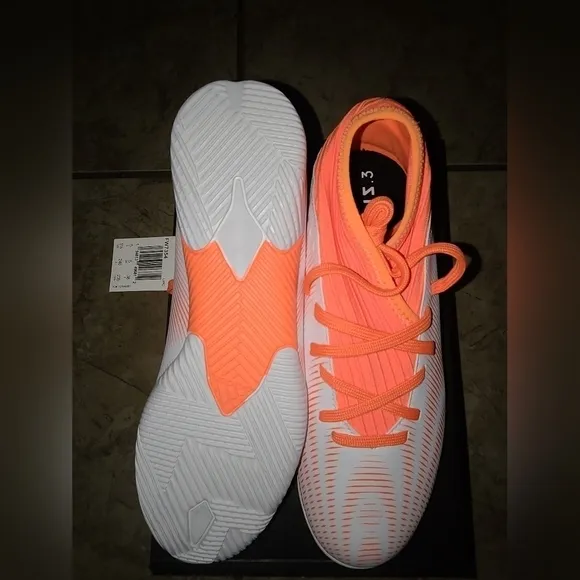 Adidas Nemeziz.3 IN J 'Tension Tape- Screaming Orange' Indoor Soccer Shoes