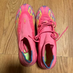Adidas Neon Pink Soccer Shoes