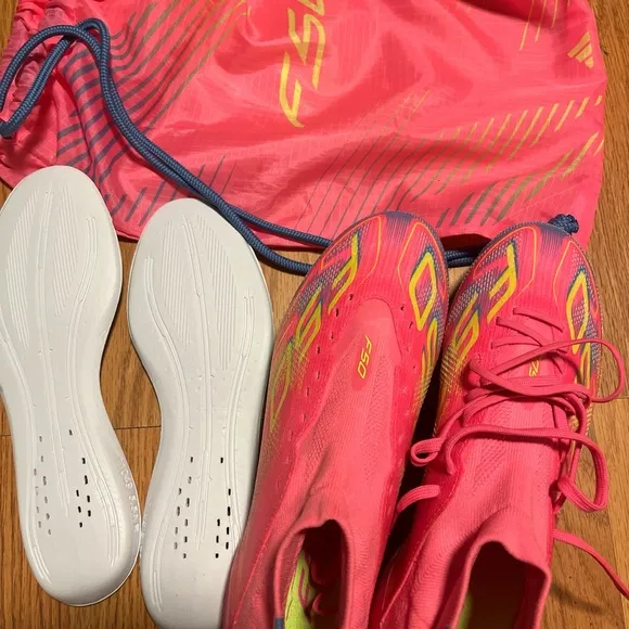 Adidas Neon Pink Soccer Shoes