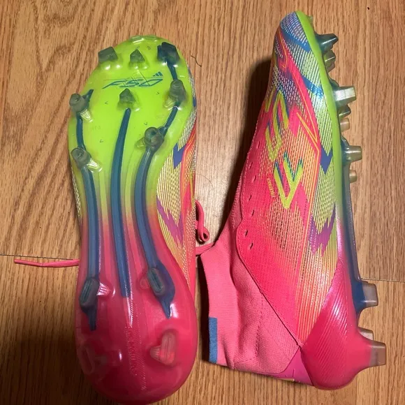 Adidas Neon Pink Soccer Shoes