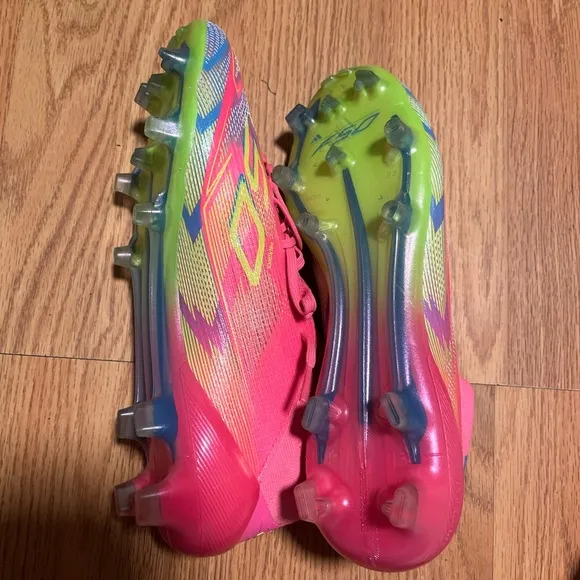 Adidas Neon Pink Soccer Shoes