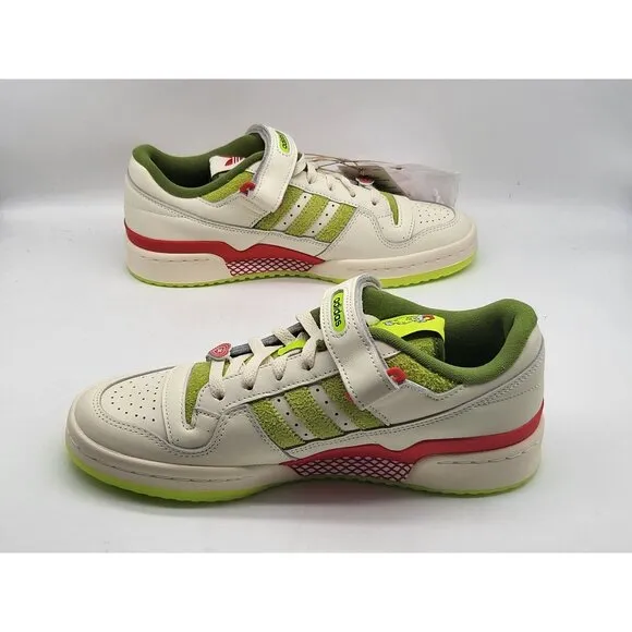 Adidas Originals Forum Low The Grinch Cream 2023 Men Shoes Limited ID3512 Sz 9.5