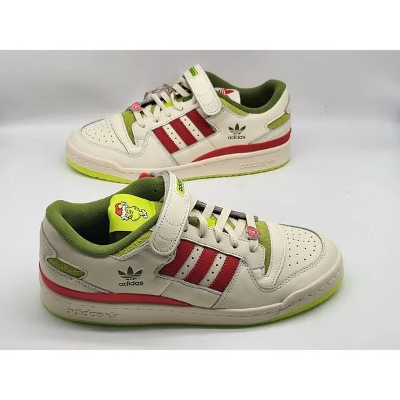 Adidas Originals Forum Low The Grinch Cream 2023 Men Shoes Limited ID3512 Sz 9.5