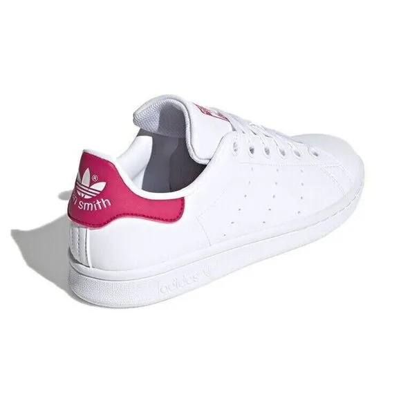Adidas Originals Stan Smith J White Bold Pink Shoes FX7522 Big Kid's Sz 6 NIB