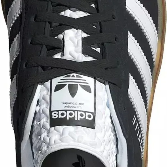 adidas Originals Women's Gazelle Bold Shoes Color Black_White_Gum