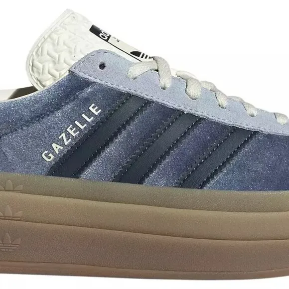 adidas Originals Women's Gazelle Bold Shoes Color Blue_Gum