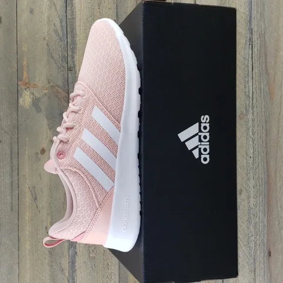 adidas QT Racer 2.0 Women's Everyday Cushioned Shoes Sneakers Vapour Pink/White