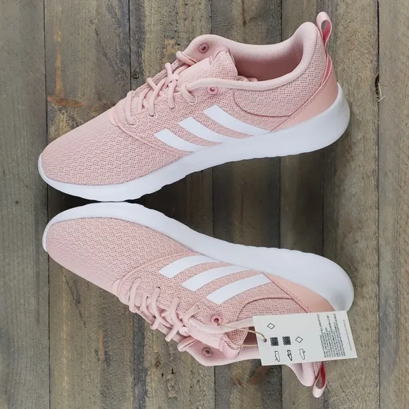 adidas QT Racer 2.0 Women's Everyday Cushioned Shoes Sneakers Vapour Pink/White