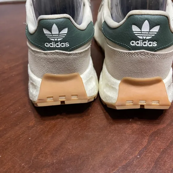 Adidas Retropy E5 Unisex Beige Green Leather GX9244