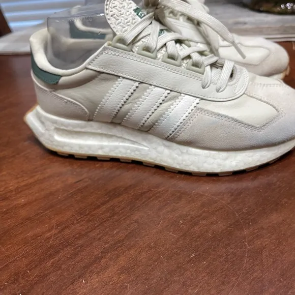 Adidas Retropy E5 Unisex Beige Green Leather GX9244