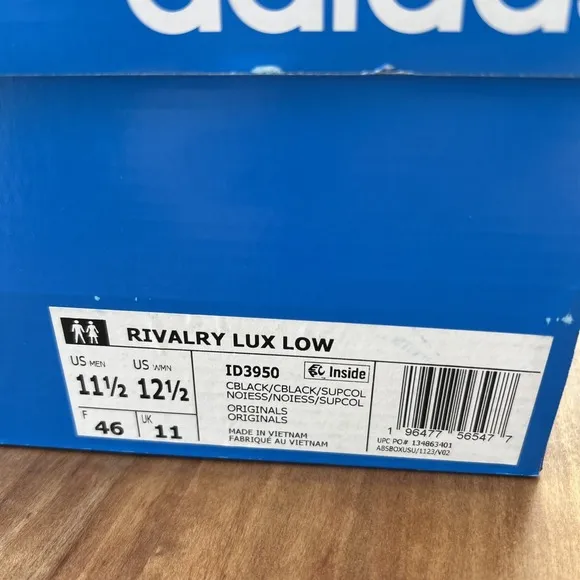 adidas Rivalry Lux Low  Men Shoes ID3950 Sz 11.5 Men's
