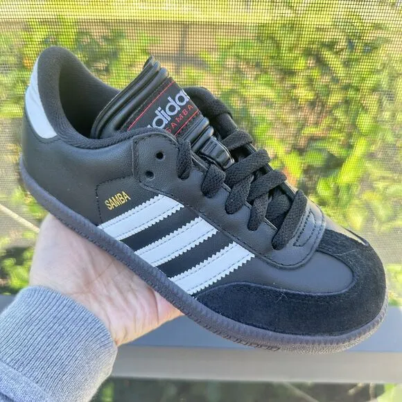 Adidas Samba Classic Low Kid's Athletic Shoes Black 036516