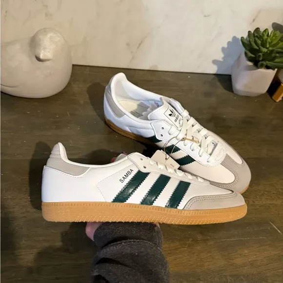 adidas Samba OG W Cloud White / Collegiate Green / Grey Two