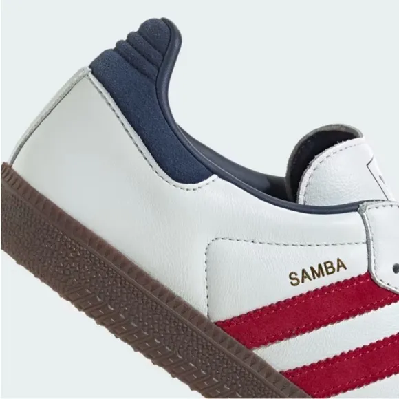adidas Samba OG White / Victory Red / Night Indigo