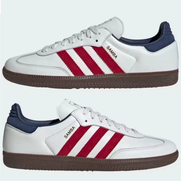 adidas Samba OG White / Victory Red / Night Indigo