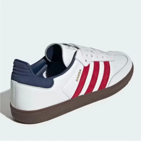 adidas Samba OG White / Victory Red / Night Indigo