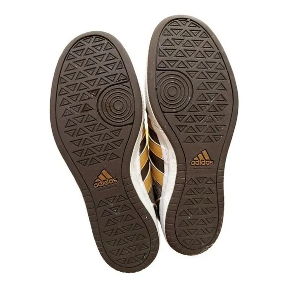 Adidas Samba Vulc Li Soccer Sneakers Brown Suede Leather Low‎ Top Men's Size 9.5