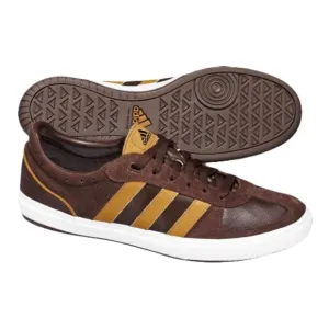 Adidas Samba Vulc Li Soccer Sneakers Brown Suede Leather Low‎ Top Men's Size 9.5