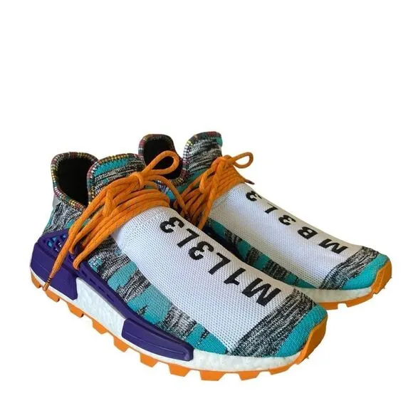 Adidas Shoes Men’s Size 11 NMD Hu Pharrell M1L3L3 Solar Pack