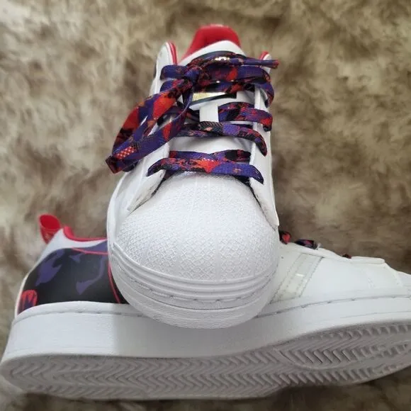 ADIDAS Superstar J &quot;Year of the Ox&quot; Kids Shoes White/Multicolor Size 4.5