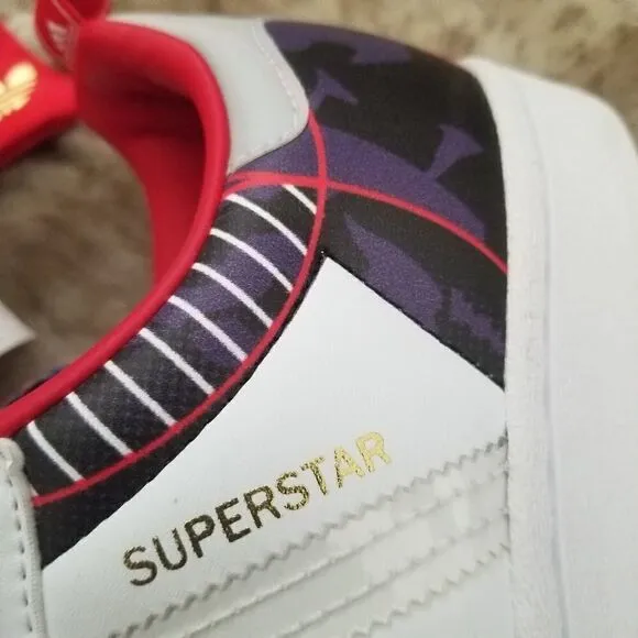 ADIDAS Superstar J &quot;Year of the Ox&quot; Kids Shoes White/Multicolor Size 4.5