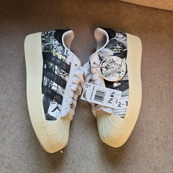 Adidas SuperStar Shell Toe Star Wars Men 7.5 Tsukudo R2D2 Collab 042025