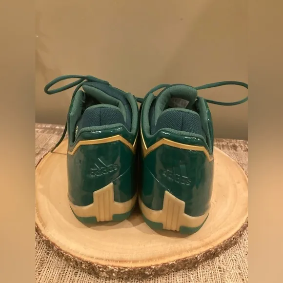 Adidas T-MAC 2 Restomod SVSM Basketball Shoes Green Gold FY9931 Mens Size 11