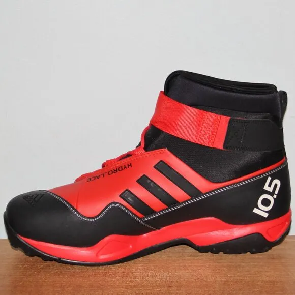 Adidas Terrex Hydro Lace Trail Boots Men's 11 Black Red Canyoneering