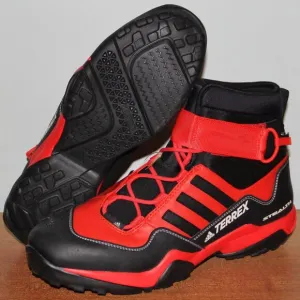 Adidas Terrex Hydro Lace Trail Boots Men's 11 Black Red Canyoneering