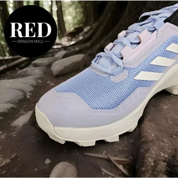 Adidas Terrex Swift R3 Hiking Shoes Blue/Crystal White Coral - Women's Size 8