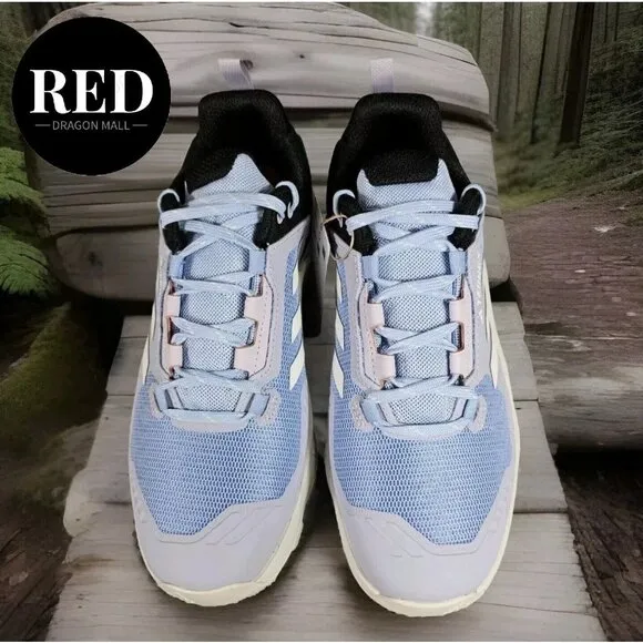 Adidas Terrex Swift R3 Hiking Shoes Blue/Crystal White Coral - Women's Size 8