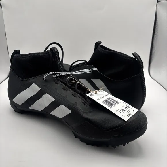 Adidas The Gravel 2.0 Cycling Shoes Black White Men's 11.5 HQ9034 NEW