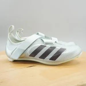 Adidas The Indoor Cycling Mens Size 8.5 Shoes Linen Green Metallic 3-Bolt NEW