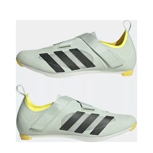 Adidas The Indoor Cycling Shoes Men Size 10.5 Women Size 11.5 Green GX1668