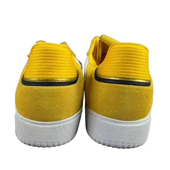 Adidas Tyshawn Low Bold Gold White Coe Black Shoes H06338 Men's Size 11.5