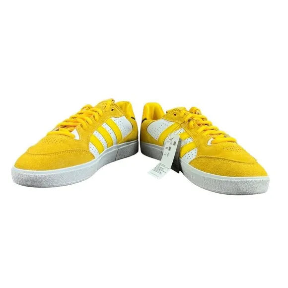 Adidas Tyshawn Low Bold Gold White Coe Black Shoes H06338 Men's Size 11.5