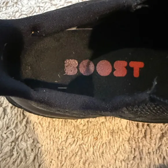 Adidas Ultraboost Running Shoes Cushioned Athletic Sneakers Black Mens 10.5
