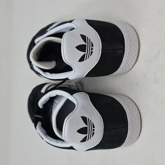 Adidas Unisex Gazelle Indoor Shoes Black Suede Size 3.5