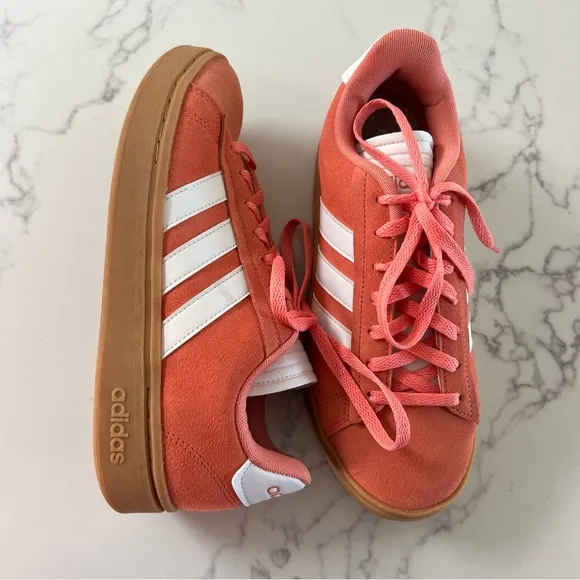 Adidas VL Court 3.0 Shoes - Preloved Scarlet / Core White / Bright Red