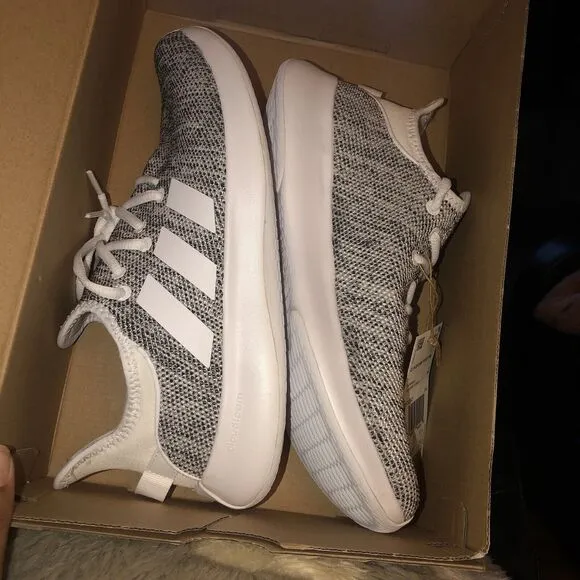 ADIDAS Women's Cloudfoam Pure Running Sneakers Shoes Cloud White/Co…