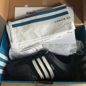 Adidas x Bad Bunny Ballerina Shoes in Black and White