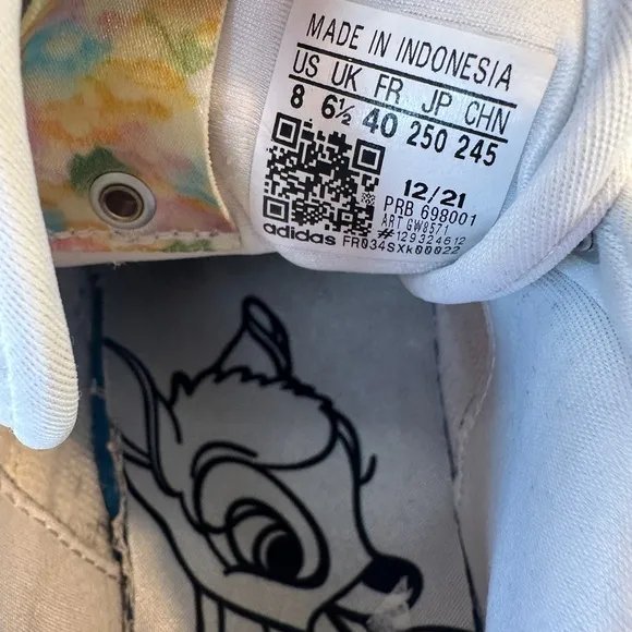 Adidas X Disney Bambi Wmns Forum Bold 'Bambi' Women’s 8 Shoes Sneakers
