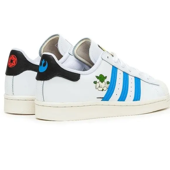 Adidas x Disney Star Wars Superstar Big Kid White New Hobbies Sneakers Size 5