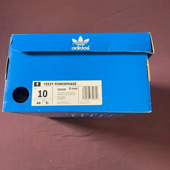 Adidas Yeezy Powerphase Calabasas Core Black - Men's size 10