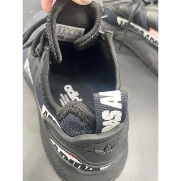 Adidas ZX 2K Boost 'Bold Logo Graphic - Black' Sneakers Running Shoes US Men's 7