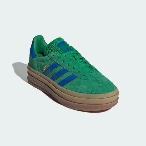 Adidas Gazelle Bold IE1370 Sneaker Women's Size 7.5 Green Lifestyle Shoes TF3743