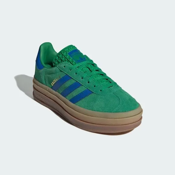 Adidas Gazelle Bold IE1370 Sneaker Women's Size 7.5 Green Lifestyle Shoes TF3743