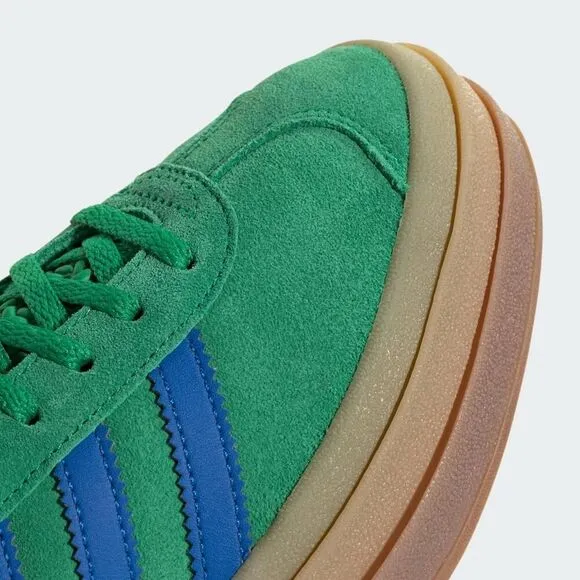 Adidas Gazelle Bold IE1370 Sneaker Women's Size 7.5 Green Lifestyle Shoes TF3743