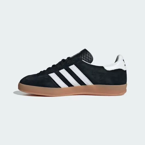 Adidas Gazelle H06259 Sneakers Men's US 11 Black White Suede Indoor Shoes TF2416
